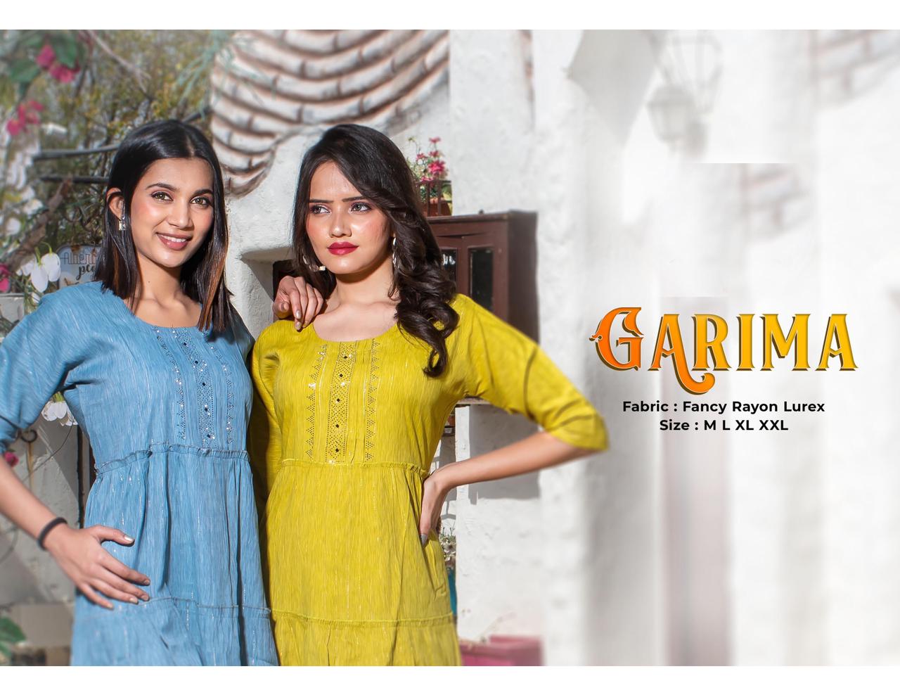 Garima 101 Fancy Casual Daily Wear Rayon Designer Kurti Collection
